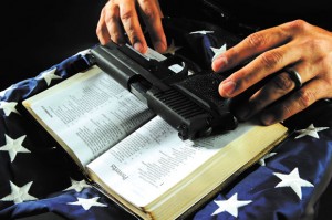 GOD, COUNTRY, PEACE OFFICER - After spending years in the military and the ministry, Adolfo Patterson uses his faith to help guide his actions as a highway patrol officer. Messenger photo by Joe Duty