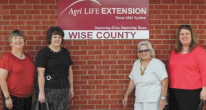 ATTEND CONVENTION - Members who attended the Texas Extension Education Association State Convention in Temple were (from left) Dixie Range, Extension Agent Tanya Davis, Bobbie Ashley and Linda Hood. Submitted photo