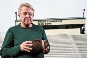 LEGENDARY STATUS - Boyd coach J.G. Cartwright announced his retirement Monday after 35 years as the Yellowjackets' head coach. He led Boyd to 274 wins and two state titles. Messenger photo by Joe Duty