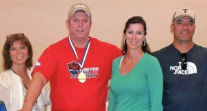 GOLD MEDAL - Rosalinda Scott, Bill Holloway, Rachel Roberts and Bobby Holloway. Submitted photo