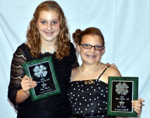 SILVER AWARD - Lyndi and Lauryn Luttrull of Decatur 4-H received the Silver Award.