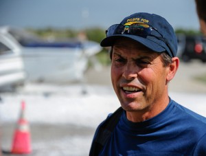 Mark Moran, a pilot from the The Woodlands, was transporting a patient from Houston to Decatur with the Angel Flight program when he crashed off the end of the Decatur Municipal Airport runway. He managed to prevent any injuries to the four passengers on board. Photo by Brandon Evans.