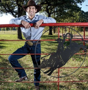 BACK-TO-BACK WORLD CHAMP - Brazil native Silvano Alves, who resides in Decatur during the Professional Bull Riders Built Ford Tough Series, became the first to win the World Championship two consecutive years. Alves was also the first to win the World Championship a year after earning the Rookie of the Year title in 2010 and was the quickest to reach the $1, $2 and $3 million-mark in earnings. Messenger photo by Joe Duty