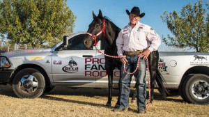 DOG IN THE FIGHT - After being hampered for the past three years from a persistent injury, bulldogger K.C. Jones qualified this year for the Wrangler National Finals Rodeo in Las Vegas for the sixth time. He's bulked up and hopes to capture the world title in steer wrestling despite being the oldest competitor in the event. Messenger photo by Joe Duty