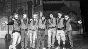 IN TUNE - Among those students interested in forming the Northwest High School Barbershop Society are (from left) Fortino Gottlich, Jackson Schnoor, Randall Morris, Sebastian Davis, Dylan Wall, Garrett Moltzan and Paul Cockrum. Messenger photo by Joe Duty