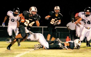 ALL AROUND PLAYER - Chico's Dylan Hightower was named first-team all-district wide receiver and second team inside linebacker earlier this week. Messenger photo by Jimmy Alford