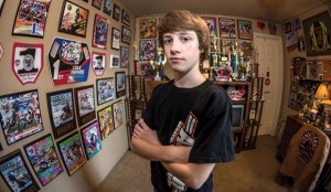 LEADING THE WAY - Cole Reaves of Decatur had 32 wins this past year and was recently awarded the Masterson Holmes Award naming him the fastest 65cc expert rider in the state. Messenger photo by Joe Duty