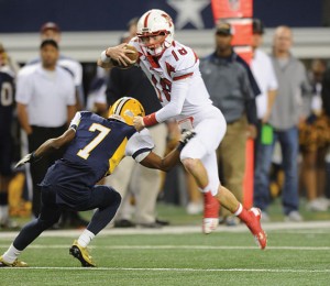 OFFENSIVE MVP - Northwest quarterback Draze Lawliss was named District 4-5A Offensive MVP after leading the Texans to the postseason. Messenger photo by Joe Duty