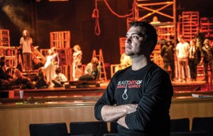 ONWARD - After 10-and-a-half years as the Decatur High School theatre arts teacher, Lance Morse has resigned to accept a position with MJM Creative, creating and producing programs for corporate clients. His last day at DHS was Jan. 18. Messenger photo by Joe Duty