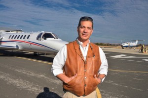 UP IN THE AIR - Fabio Labrada, owner of Decatur Jet Center, is the Fixed Base Operator for Decatur Municipal Airport. The city's Airport Manager, Mike Sayers, retired at the end of 2012 and that job will be taken over by Finance Director Brad Burnett. Labrada's company, which just got a new 10-year contract, handles fuel sales and offers flight school and airplane repair services. Messenger photo by Joe Duty