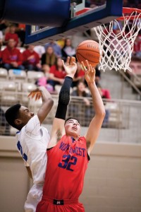 DENIED - A Panther defender slaps the ball from Northwest's leading scorer Elijah Cristman's hands. Messenger photo by Jimmy Alford