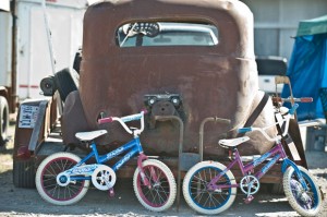 GOODIES FOR ALL AGES - With more than 3,000 vendors, the Decatur Swap Meet has items for young and old alike. Whether a swapper is in the market for four wheels or something of the two-wheeled variety, a treasure is sure to be found next weekend. Messenger photo by Joe Duty