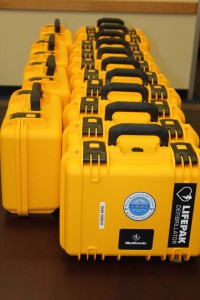 HEARTFELT DONATION - Wise Regional Health System donated an automated external defibrillator to each of the county's fire departments last December. Each donation is valued at $2,200 for the device, pads for adults, pads for pediatric patients, a hard storage case, training manuals and spare adults pads. Submitted photo