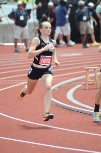 SILVER MEDAL - Alvord's Savannah Williams captured second in the 800 meter run Saturday at the state meet in Austin. Messenger photo by Mack Thweatt