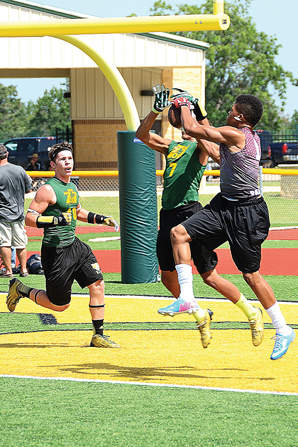 Time for State - Cameron Schulte, Dalton Stidham and the rest of the Boyd Yellowjackets will compete in the state 7-on-7 tournament Thursday and Friday.